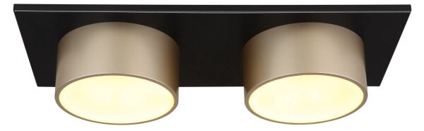 Globo 56964-2 - LED stropné svietidlo RAYMOND LED/24W/230V 3000K 46x20 cm mosadz