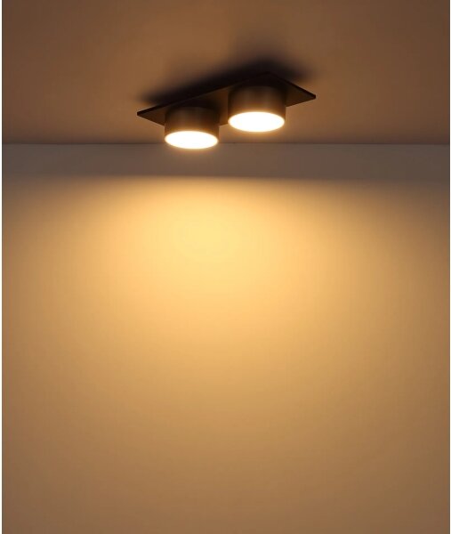 Globo 56964-2 - LED stropné svietidlo RAYMOND LED/24W/230V 3000K 46x20 cm mosadz
