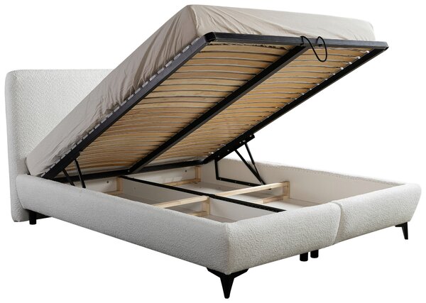 ČALÚNENÁ POSTEĽ, 140/200 cm, krémová MID.YOU - Online Only spálne, Online Only