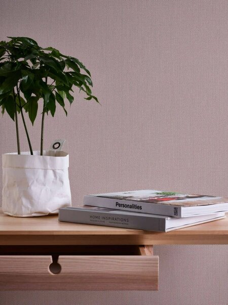 A.S. Création | Vliesová tapeta na stenu Casual Living 3955-28 | 0,53 x 10,05 m | ružová, šedá, metalická