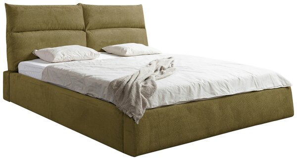 ČALÚNENÁ POSTEĽ, 180/200 cm, zelená MID.YOU - Online Only spálne, Online Only
