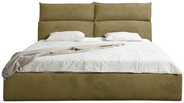 ČALÚNENÁ POSTEĽ, 180/200 cm, zelená MID.YOU - Online Only spálne, Online Only
