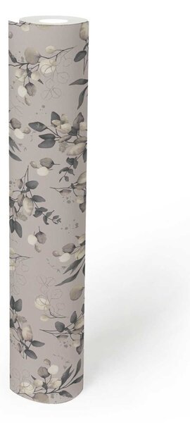 A.S. Création | Vliesová tapeta na stenu Pure Elegance 39768-4 | 0,53 x 10,05 m | šedá, béžová, zlatá