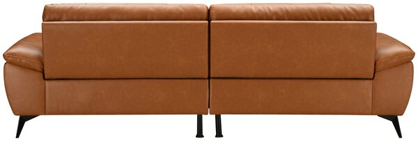 ROHOVÁ SEDAČKA, textil, koža, koňaková MID.YOU - Sedačky, Online Only