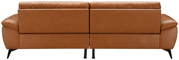 ROHOVÁ SEDAČKA, textil, koža, koňaková MID.YOU - Sedačky, Online Only