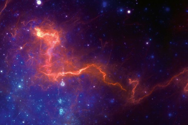 DIMEX | Dibond doska za kuchynskú linku | DBW-06040-236 Farebná galaxia | 60 x 40 cm