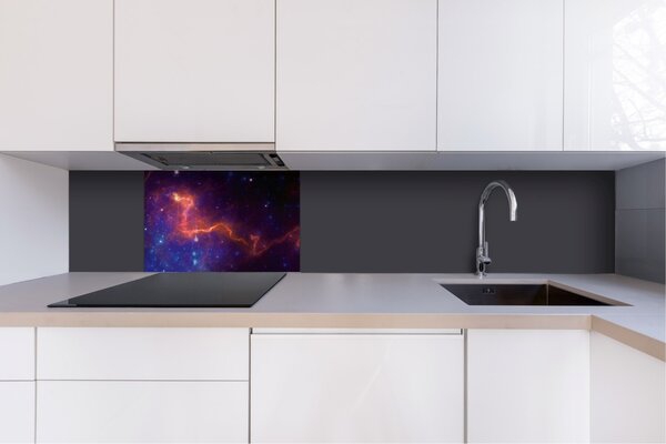 DIMEX | Dibond doska za kuchynskú linku | DBW-06040-236 Farebná galaxia | 60 x 40 cm