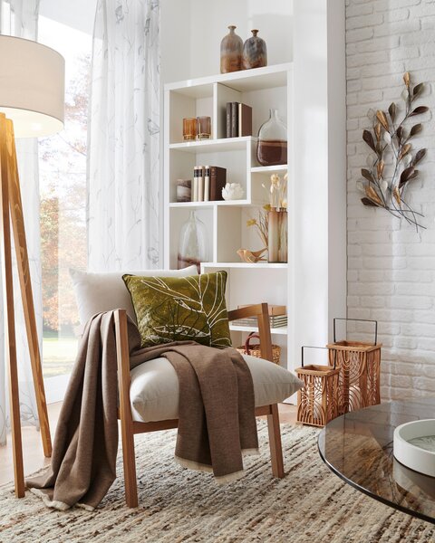 KRESLO, textil, béžová Carryhome - Kreslá