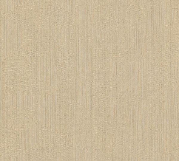 A.S. Création | Vliesová tapeta na stenu Villa 37561-3 | 0,53 x 10,05 m | zlatá, béžová