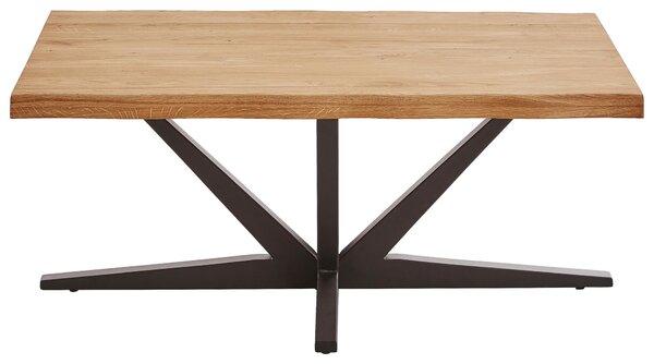 KONFERENČNÝ STOLÍK, čierna, farba duba, drevo, kov, 110/70/45 cm Linea Natura - Stolíky do obývačky