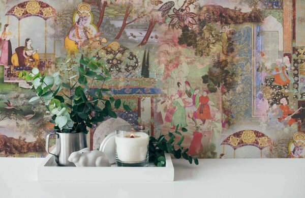 A.S. Création | Vliesová tapeta na stenu Dream Flowery 38174-1 | 0,53 x 10,05 m | viacfarebná