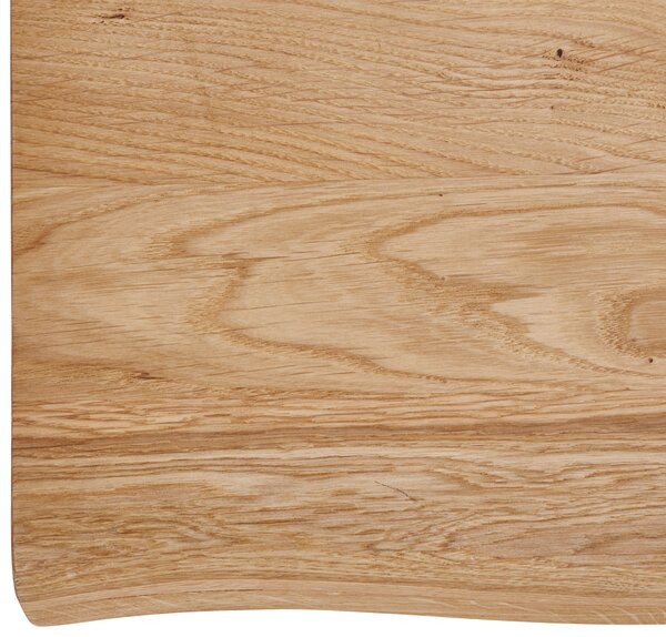 KONFERENČNÝ STOLÍK, čierna, farba duba, drevo, kov, 110/70/45 cm Linea Natura - Stolíky do obývačky