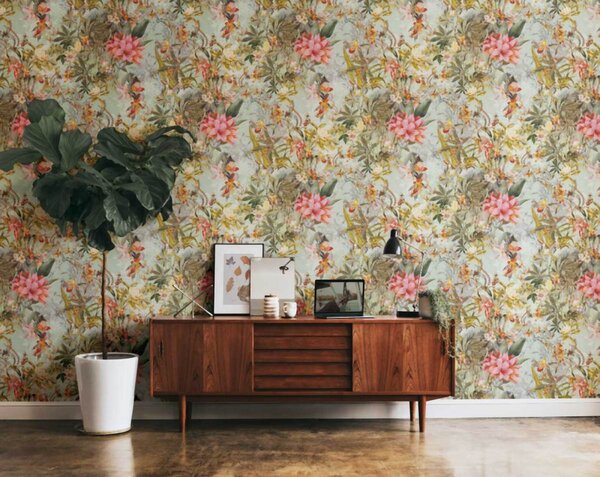 A.S. Création | Vliesová tapeta na stenu Dream Flowery 38177-1 | 0,53 x 10,05 m | viacfarebná