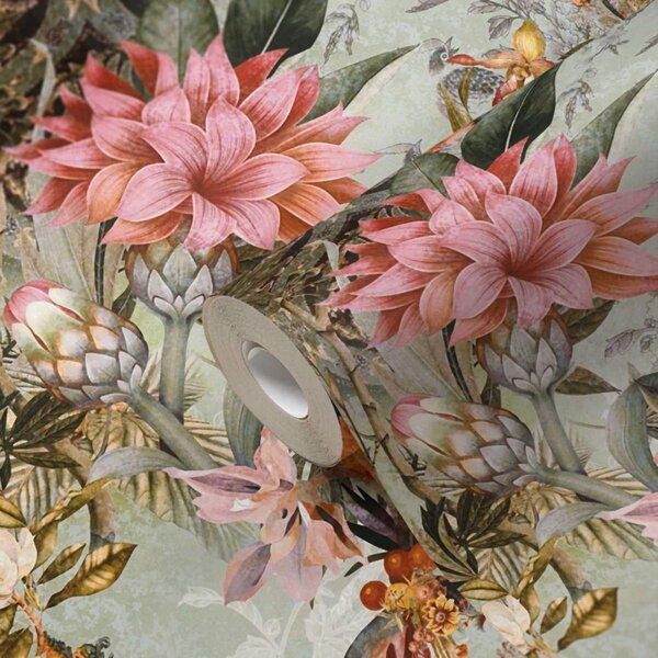 A.S. Création | Vliesová tapeta na stenu Dream Flowery 38177-1 | 0,53 x 10,05 m | viacfarebná