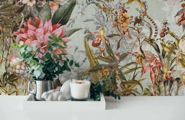 A.S. Création | Vliesová tapeta na stenu Dream Flowery 38177-1 | 0,53 x 10,05 m | viacfarebná