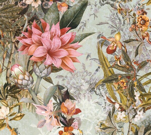 A.S. Création | Vliesová tapeta na stenu Dream Flowery 38177-1 | 0,53 x 10,05 m | viacfarebná