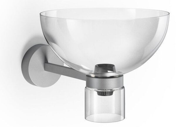 Nástenné Svietidlo FLOS, Nocturne Bowl, stmievateľné, Metalická, Chodba, Hliník, Dizajnový