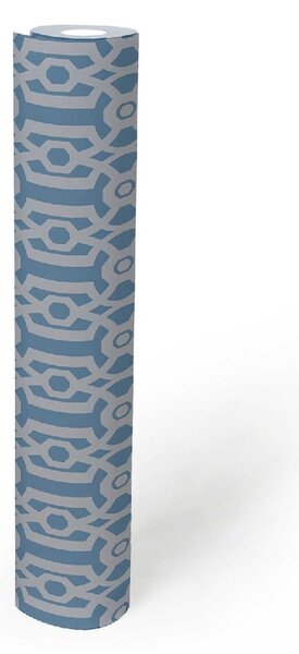 A.S. Création | Vliesová tapeta na stenu Art of Eden 39062-2 | 0,53 x 10,05 m | modrá