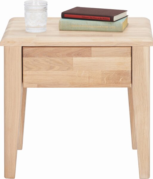 NOČNÝ STOLÍK, divoký dub, farba duba, 50/48/40 cm Linea Natura - Spálňové sety