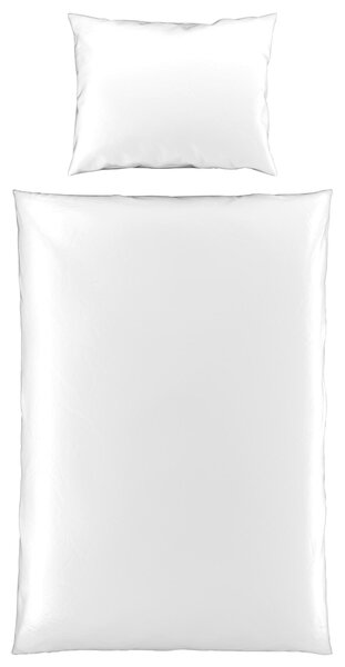 POSTEĽNÁ BIELIZEŇ satén biela 140/220 cm Novel - Obliečky & plachty