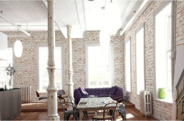 A.S. Création | Vliesová tapeta na stenu Casual Living 9078-13 | 0,53 x 10,05 m | červená, béžová
