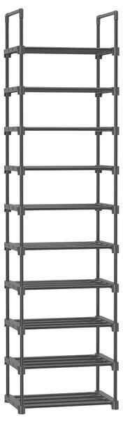 REGÁL NA TOPÁNKY, čierna, 45/174/30 cm Boxxx - Online Only drobný nábytok, Online Only