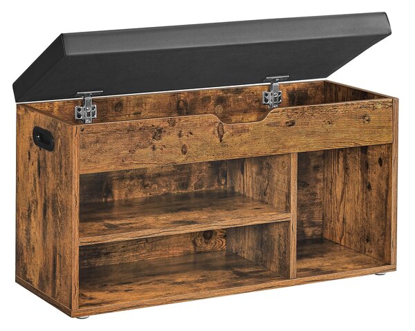 LAVICA DO PREDSIENE, hnedá, čierna, 80/44/30 cm Boxxx - Online Only drobný nábytok, Online Only