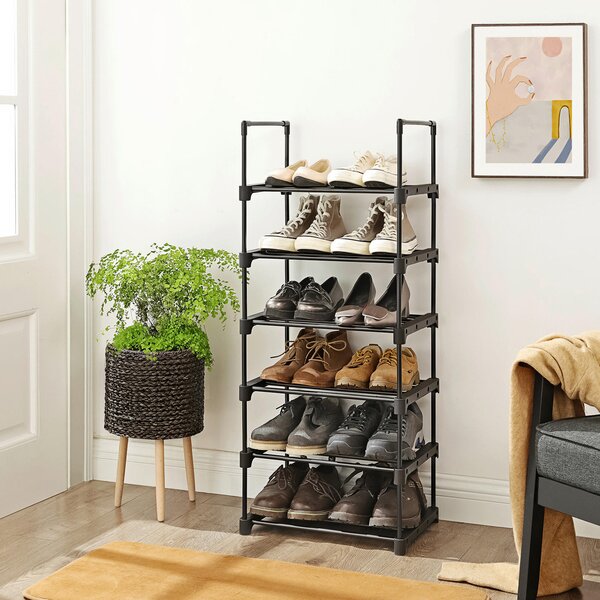 REGÁL NA TOPÁNKY, čierna, 45/106/30 cm Boxxx - Online Only drobný nábytok, Online Only