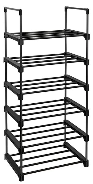 REGÁL NA TOPÁNKY, čierna, 45/106/30 cm Boxxx - Online Only drobný nábytok, Online Only
