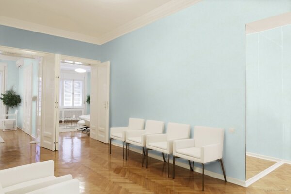 A.S. Création | Vliesová tapeta na stenu New Walls 37430-2 | 0,53 x 10,05 m | modrá