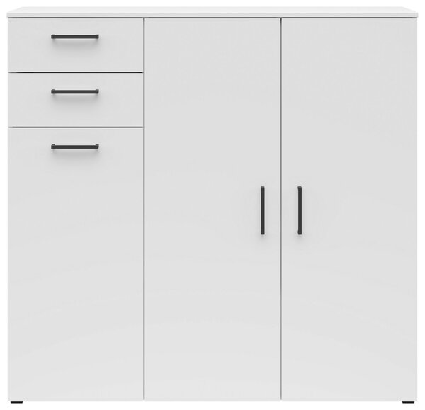 KOMODA, biela, 120/115/40 cm Carryhome - Komody
