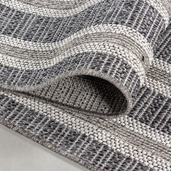 Šnúrkový koberec Aruba sivý