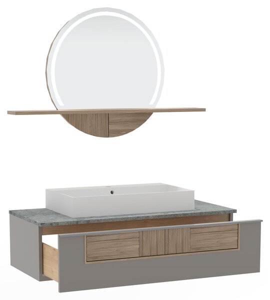 KÚPEĽŇOVÉ ZRKADLO, 80 cm Voglauer - Kúpeľňové skrinky