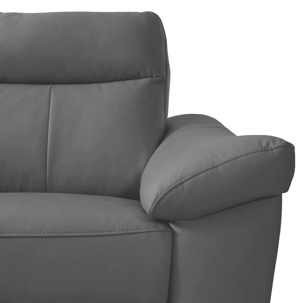 ROHOVÁ SEDAČKA, textil, koža, čierna Livetastic - Sedačky, Online Only