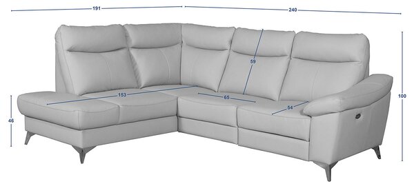 ROHOVÁ SEDAČKA, textil, koža, červená Livetastic - Sedačky, Online Only