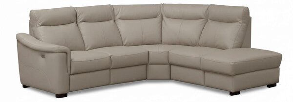 ROHOVÁ SEDAČKA, textil, koža, bahenná hnedá Livetastic - Sedačky, Online Only