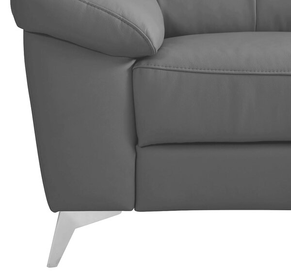 ROHOVÁ SEDAČKA, textil, koža, čierna Livetastic - Sedačky, Online Only