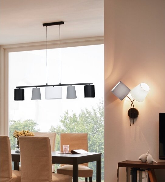 Eglo 98588 - Luster na lanku ALMEIDA 5xE14/25W/230V