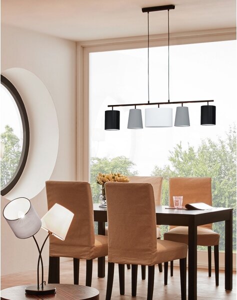 Eglo 98588 - Luster na lanku ALMEIDA 5xE14/25W/230V