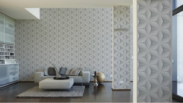 A.S. Création | Vliesová tapeta na stenu Styleguide Jung 96042-1 | 0,53 x 10,05 m | šedá