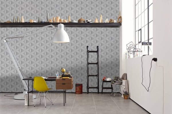 A.S. Création | Vliesová tapeta na stenu Styleguide Jung 96042-1 | 0,53 x 10,05 m | šedá