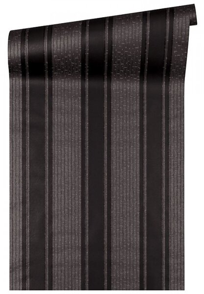 A.S. Création | Vliesová tapeta na stenu Versace 96237-3 | 0,70 x 10,05 m | šedá, čierna