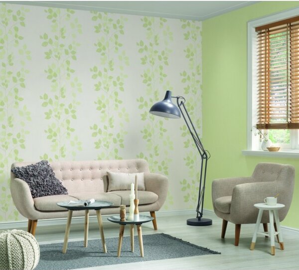 A.S. Création | Vliesová tapeta na stenu Happy Spring 34762-5 | 0,53 x 10,05 m | zelená