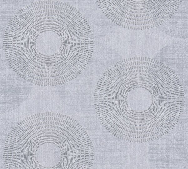 A.S. Création | Vliesová tapeta na stenu Attractive 37832-1V | 0,53 x 10,05 m | metalická, šedá