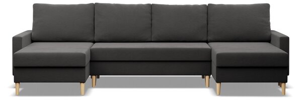 Veľká rozkladacia sedacia súprava ETNA III - model 2 Sivá