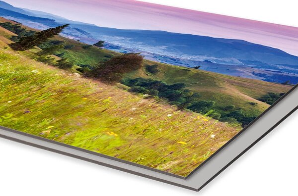 DIMEX | Dibond doska za kuchynskú linku | DBW-08040-082 Príroda s červánkami| 80 x 40 cm