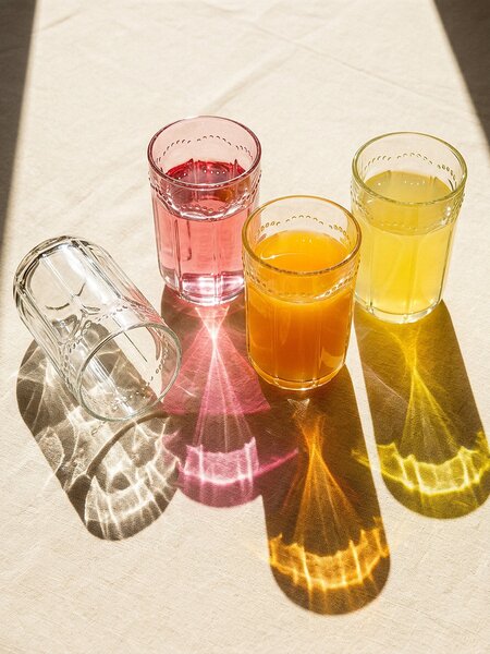 Sinsay - Sada pohárov so zdobením 4 pack - clear