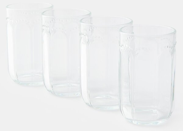 Sinsay - Sada pohárov so zdobením 4 pack - clear
