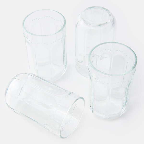 Sinsay - Sada pohárov so zdobením 4 pack - clear