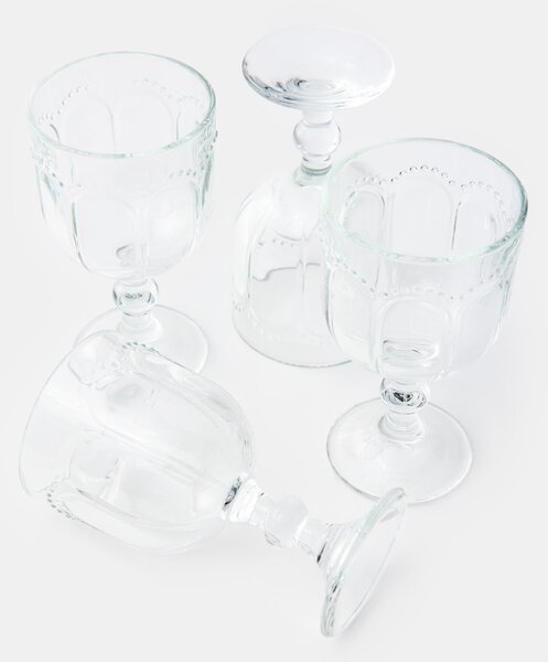 Sinsay - Sada pohárov so zdobením 4 pack - clear
